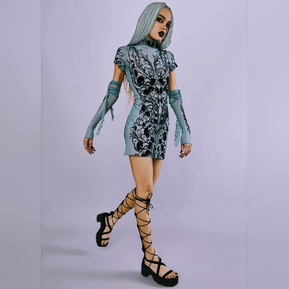 Widow from Dolls Kill Among the Vines Gladiator Sandals - Picture 5 of 12